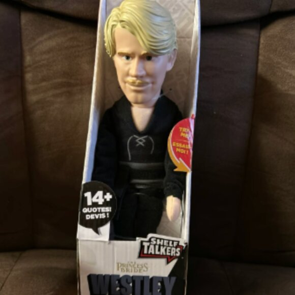 NIB Shelf Talkers The Princess Bride Westley Talking Plush New in Box - Picture 1 of 3